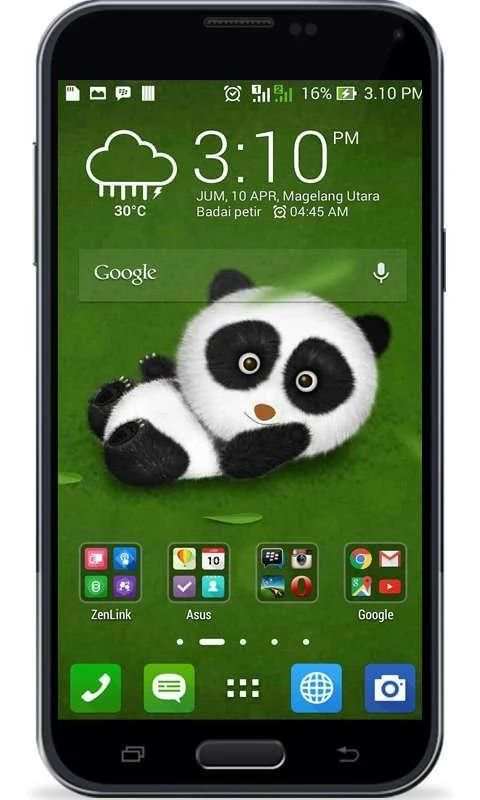 Tema Panda Android screenshot 4