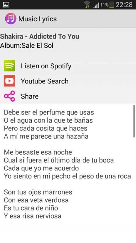 Song Lyrics Finder 1 تصوير الشاشة