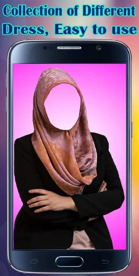 Hijab And Burka Suit Photo screenshot 2