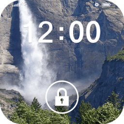 Screen Lock Theme Waterfall आइकन