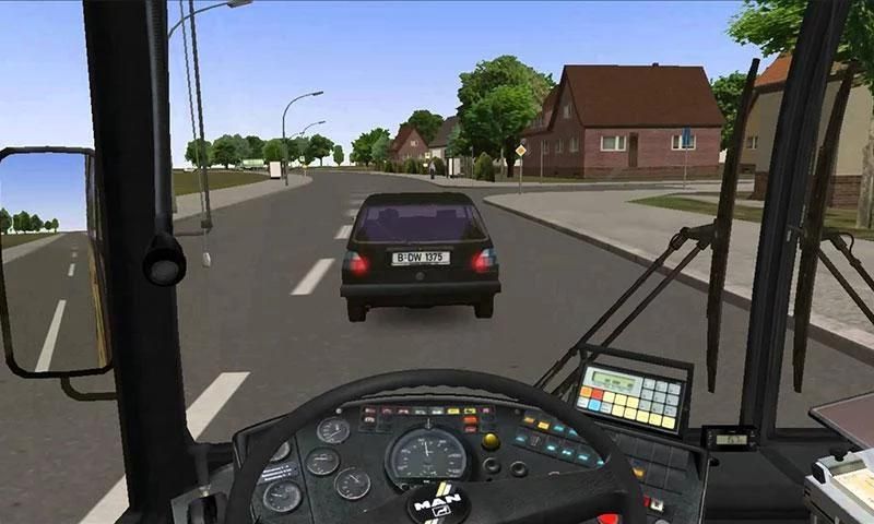Racing In Bus 3D скриншот 1