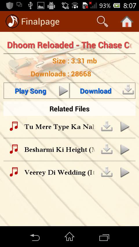 Hindi Songs Downloader (SongsPK) screenshot 3