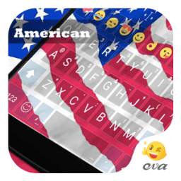 America Banner Emoji Keyboard