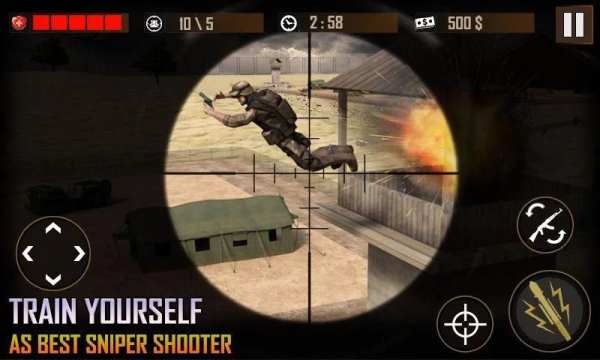 Lone Sniper Army Shooter screenshot 13