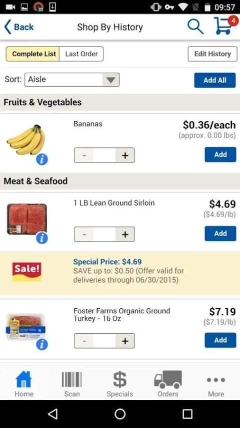 Alberstons Delivery स्क्रीनशॉट 5