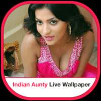 Indian Aunty Live Wallpaper icon