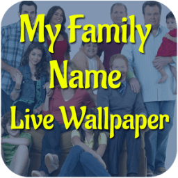 My Family Name Live Wallpaper أيقونة