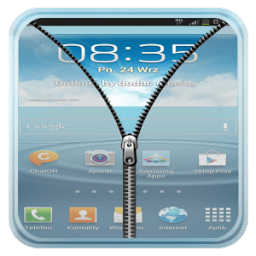 Transparent Zip Lock Screen आइकन