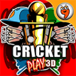 Cricket play 3D icon