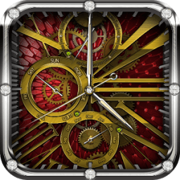 Gold Clock Live Wallpaper आइकन