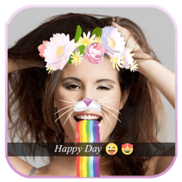 Snap Photo Filters And Sticker أيقونة