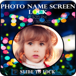 Photo Name Screen Lock icon