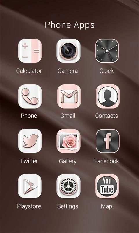 Rose Theme - ZERO Launcher screenshot 1