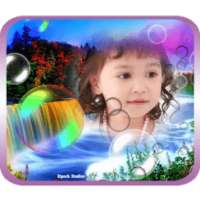 3D Waterfall Bubble Photo on 9Apps