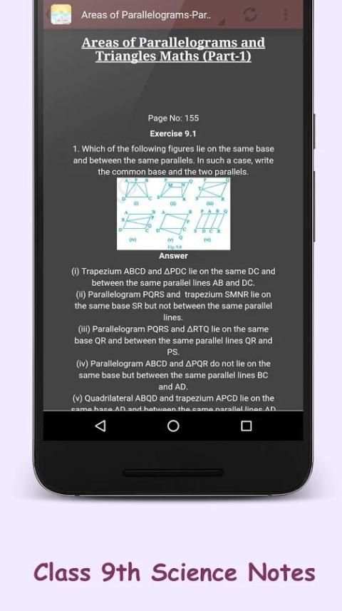 CBSE 9th Maths Class Notes screenshot 2