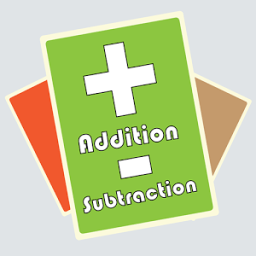 Addition subtraction math card आइकन