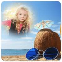 Beach Photo Frame on 9Apps