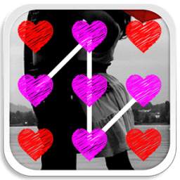 Heart Pattern Lock Screen 1.0