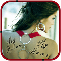 My Photo Name Tattoo icon