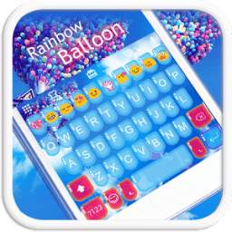 Rainbow Balloon Emoji Keyboard