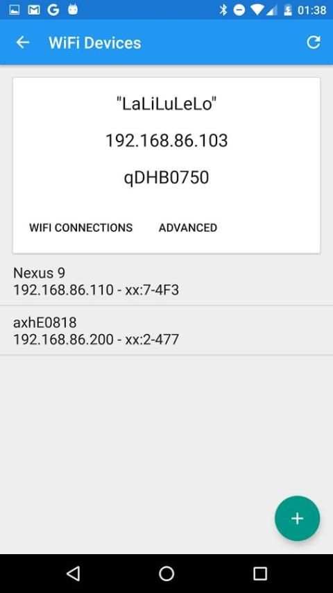 BlueFi Phone screenshot 2