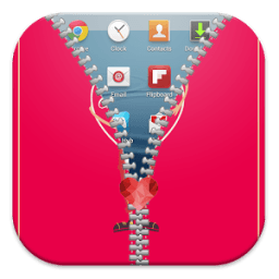 ikon Love Zipper Lock Screen