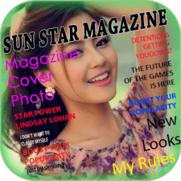 Magazine Cover Photo Frame icon