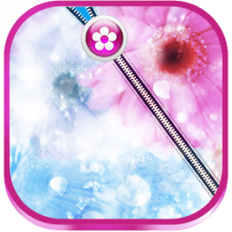 ikon Pink Flowers Zipper UnLock