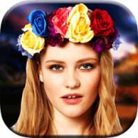Wedding Flower Crown Hairstyle on 9Apps