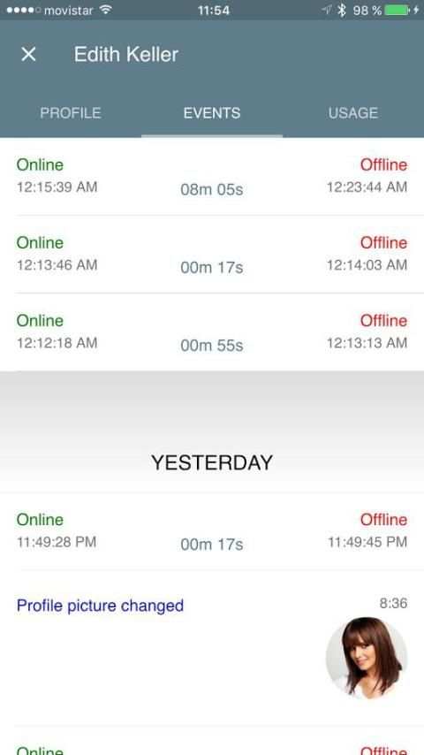 Wossip - WhatsApp Monitoring screenshot 2