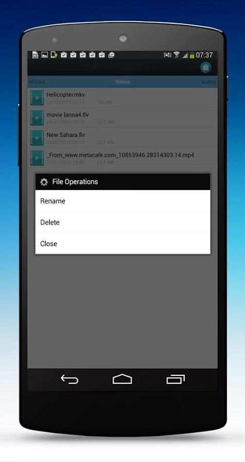 Music Video Player for Android скриншот 1
