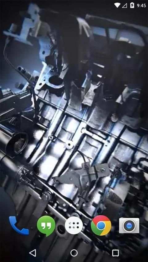 Supercar Engine 3D Live Wallpaper скриншот 3