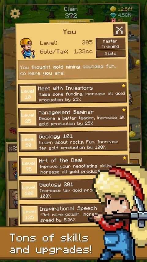 Goldcraft: Idle Games, Clicker स्क्रीनशॉट 2