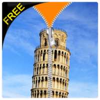 Pisa Tower Zipper Screen Lock