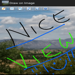 "Draw on Image" icon