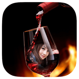 Bottle Glass Free Photo Frame आइकन