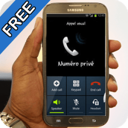 Afficher numéro appel privé icon