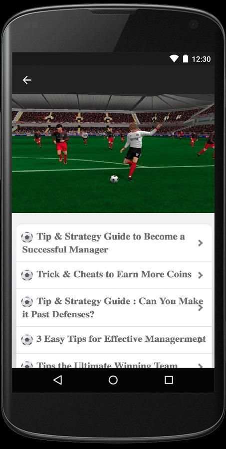 Guide Dream League Soccer 16 स्क्रीनशॉट 1