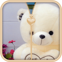 Teddy Bear Zipper Lock أيقونة