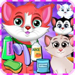 Cute Cat Pet Care Games