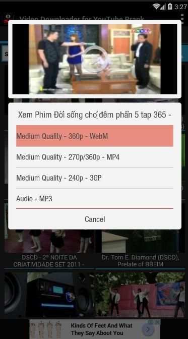Video Downloader Pro Prank 3 تصوير الشاشة