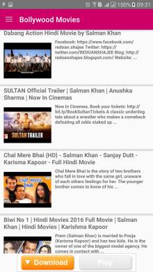 Bollywood Movies screenshot 1