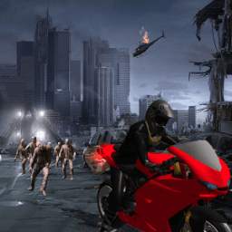 Zombie City : Motorcycle Race