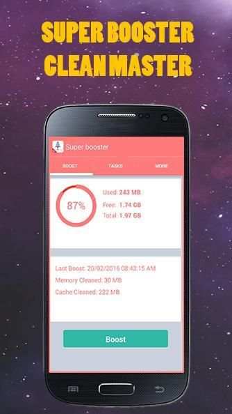 super booster - cleane master screenshot 1