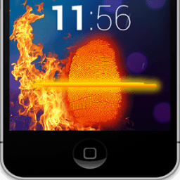 Fingerprint Fire Screen Prank icon