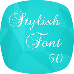 Stylish Fonts 50 أيقونة