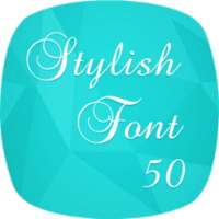 Stylish Fonts 50 on 9Apps