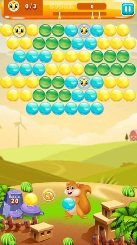 Bubble With Squirrel Trouble 2 screenshot 3