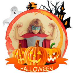 Halloween Photo frames आइकन