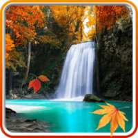 Autumn Waterfall Wallpaper on 9Apps